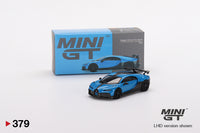 Mini GT 1/64 Bugatti Chiron Pur Sport Blue