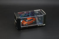 BM Creations 1/64 Mitsubishi Lancer Evolution VII Custom Orange w/ Decals & Extra Wheels