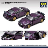 Era Car 1/64 Nissan GT-R (R35) T-spec 2022 Midnight Purple