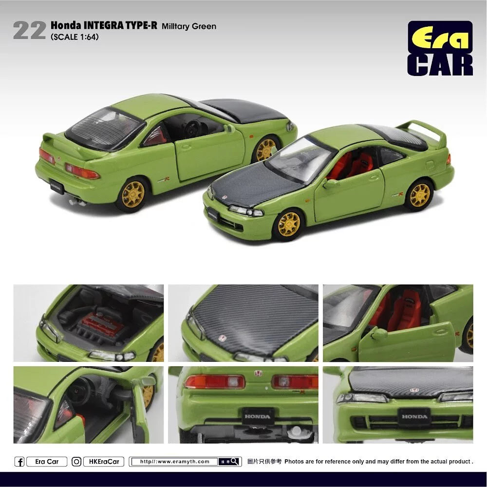 Era Car 1/64 n22 Honda Integra Type R DC2 Military Green