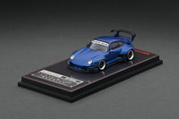 Ignition Models 1/64 Porsche RWB 993 Matte Blue Metallic