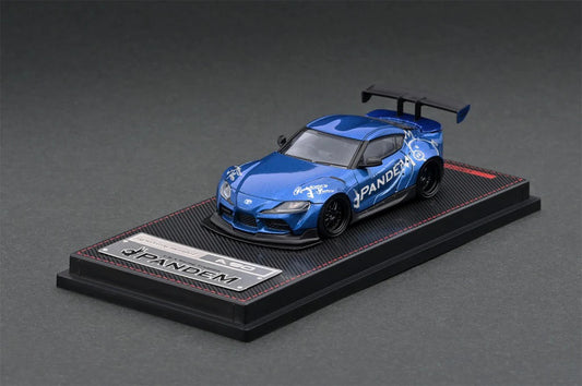 Ignition Models 1/64 Pandem Toyota Supra (A90) Blue Metallic