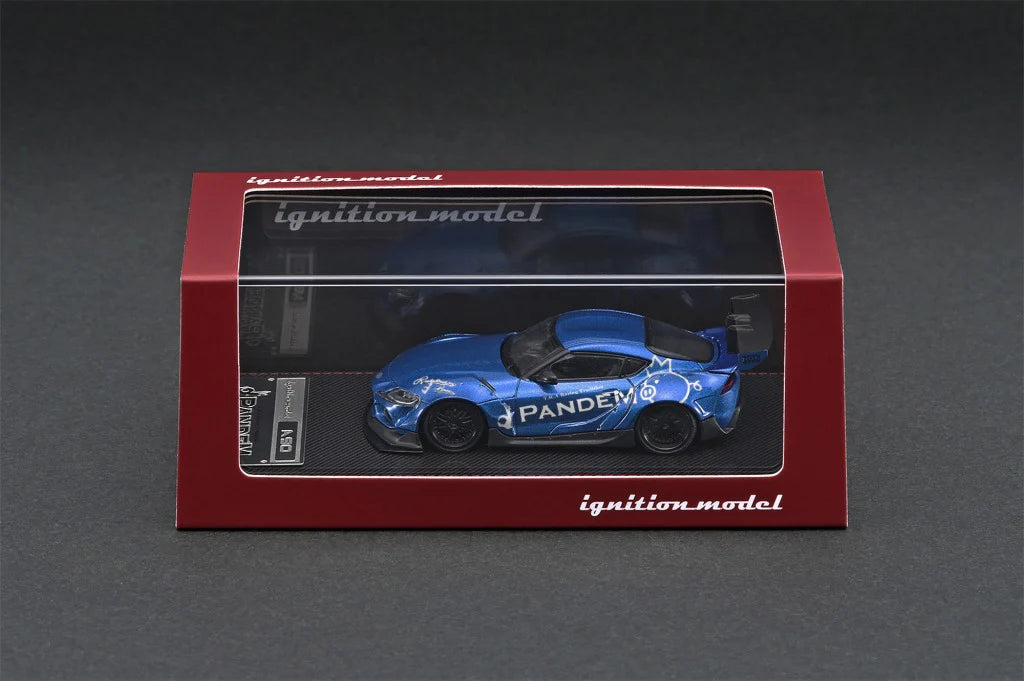 Ignition Models 1/64 Pandem Toyota Supra (A90) Blue Metallic