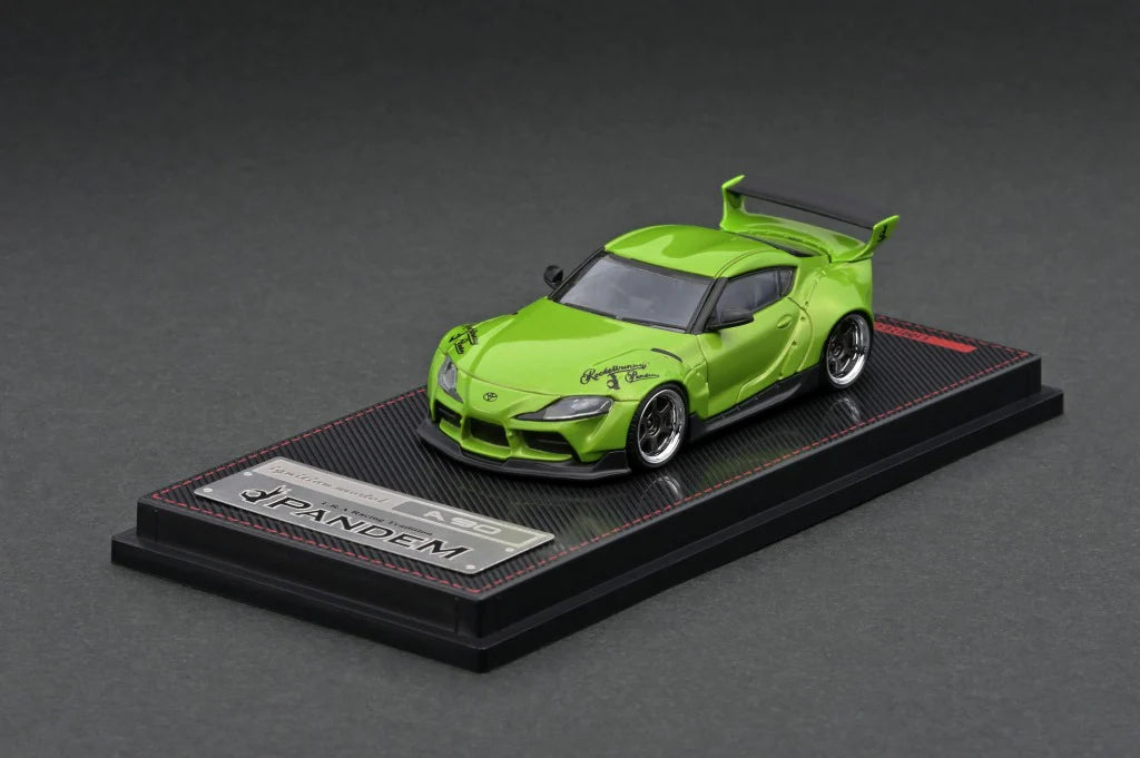 1/64 ignition model VR32 /A90 2台セット Ignition Model 1/64 TOP SECRET GT-R (VR32) White With Smokey