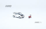 Inno64 Honda City Turbo II White w/ Red Motocompo