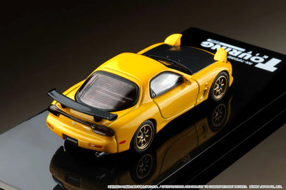 Hobby Japan 1/64 Efini Mazda RX7 FD3S A-Spec GT Wing Suburst Yellow