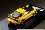 Hobby Japan 1/64 Efini Mazda RX7 FD3S A-Spec GT Wing Suburst Yellow