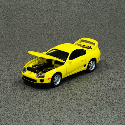 Auto World 1/64 1996 Toyota Supra Yellow Asia Special Edition