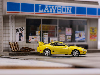 Auto World 1/64 1996 Toyota Supra Yellow Asia Special Edition