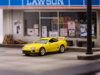 Auto World 1/64 1996 Toyota Supra Yellow Asia Special Edition