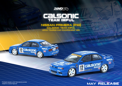 Inno64 1/64 Nissan Primera (P10) #12 JTCC 1994 Calsonic Racing Team Blue