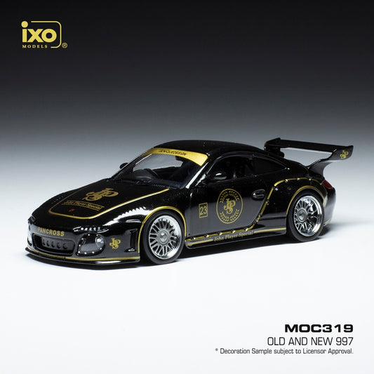 1/43 IXO Models Porsche OLD & NEW 997 #23 Black