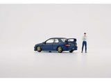 BM Creations 1/64 Subaru Impreza WRX GC8 Type-R Blue w/ Figure