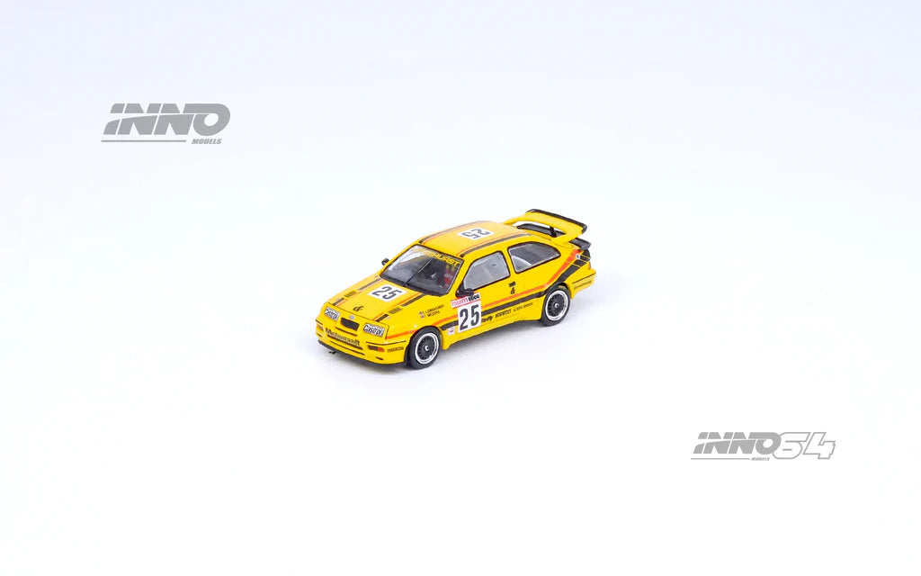 Inno64 1/64 1988 Ford Sierra RS500 #25 Bathurst 1000 Tooheys Winner "Benson & Hedges" Yellow