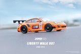 Inno64 1/64 Porsche 997 Liberty Walk Sema 2014 Orange