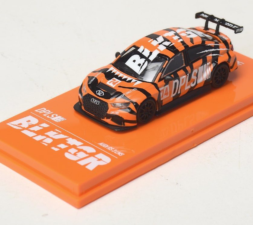 Tarmac Works Hobby64 1/64 Audi RS 3 LMS DPLS BLKTGR Orange