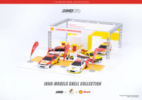 Inno64 1/64 Shell Exhibition Kiosk Diorama (Cars not Included)