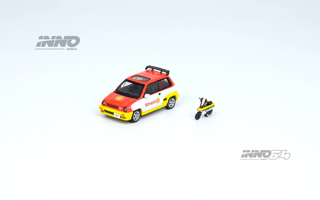 Inno64 1/64 Shell Honda City Turbo II w/ Motocompo