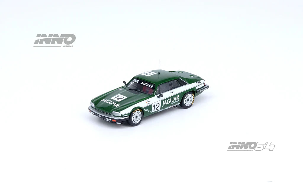 Inno64 1/64 Jaguar XJ-S #12 TWR RACING ETCC Spa-Francorchamps 1984 Winner Green - IN64-XJS-TWR12