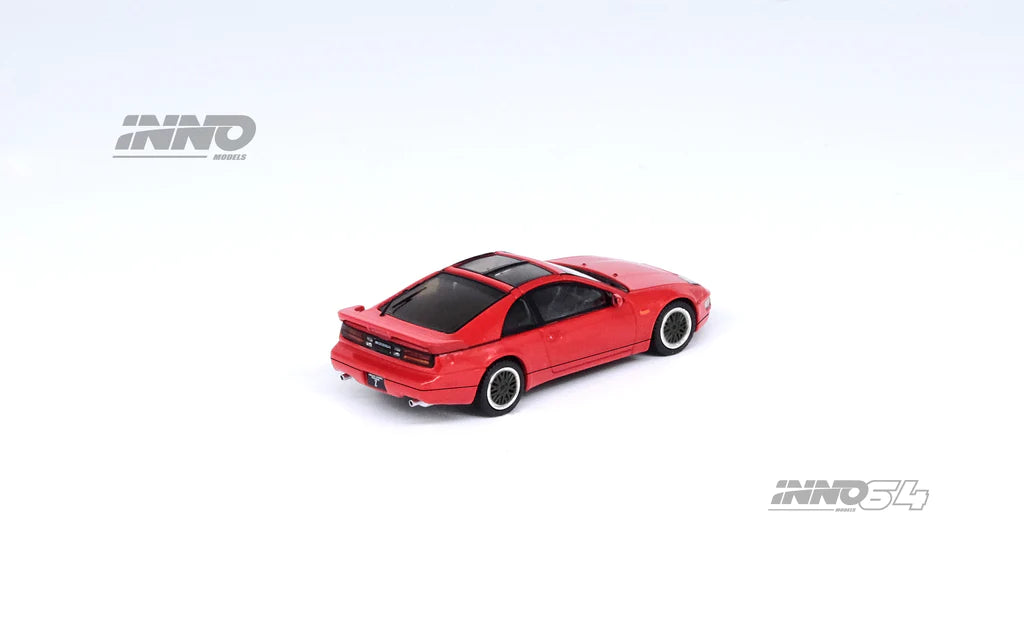 Inno64 1/64 Nissan Fairlady Z 300ZX (Z32) Aztec Red w/ Extra Wheels