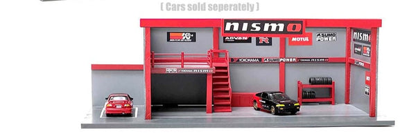 1:64 GARAGE DIORAMA W/(YOKOHAMA , NISMO)-