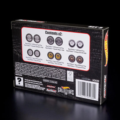 Hot Wheels RLC EXCLUSIVE REAL RIDERS WHEELS PACK – SET 3