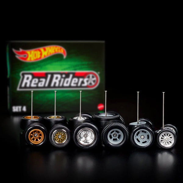 Hot Wheels RLC Exclusive Real Riders Wheels Pack – Set 4