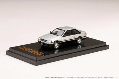 Hobby Japan 1/64 Toyota Corolla Levin AE86 GT Apex 2 Door Silver / Black