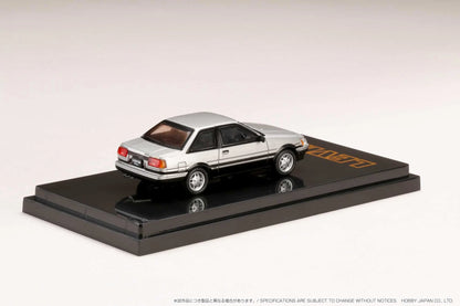 Hobby Japan 1/64 Toyota Corolla Levin AE86 GT Apex 2 Door Silver / Black