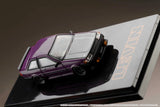 Hobby Japan 1/64 Toyota Corolla Levin AE86 2 Door Carbon Bonnet Purple / Black