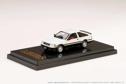 Hobby Japan 1/64 1983 Toyota Corolla Levin AE86 3 Door GT Apex White / Black