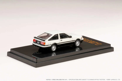 Hobby Japan 1/64 1983 Toyota Corolla Levin AE86 3 Door GT Apex White / Black