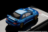 Hobby Japan 1/64 Subaru Impreza 22B STi Version (GC8) Rally Base Car Sonic Blue Mica