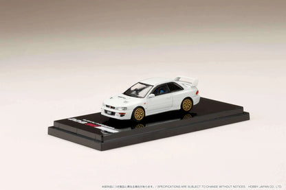 Hobby Japan Subaru Impreza 22B STi Version GC8 Fether White w/ EJ22 engine display model