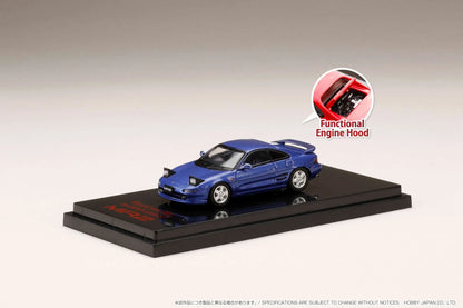 Hobby Japan 1/64 Toyota MR2 (SW20) GT-S 1996 / Open Headlights PURBLISH BLUE MICA METALLIC