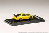 Hobby Japan 1/64 Efini Mazda RX7 FD3S A-Spec GT Wing Suburst Yellow