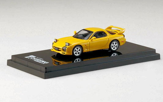 Hobby Japan 1/64 Efini RX-7 FD3S (A-Spec.) Sunburst Yellow