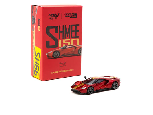 Mini GT X Tarmac Works Collab64 1/64 Ford GT Liquid Red SHMEE150
