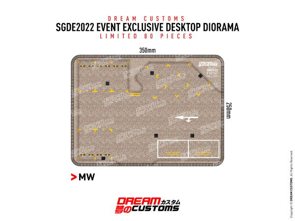 Dream Customs SGDE2022 Event Exclusive Desktop Diorama (Small)