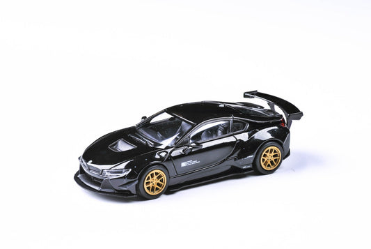 Para64 1/64 Liberty Walk x BMW i8 Black - Damaged Car (Read Description)