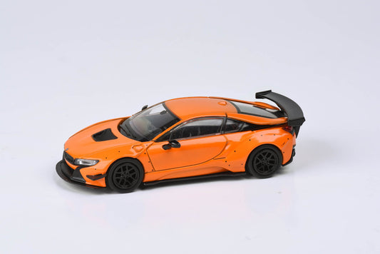 Para64 1/64 Liberty Walk x BMW i8 Orange