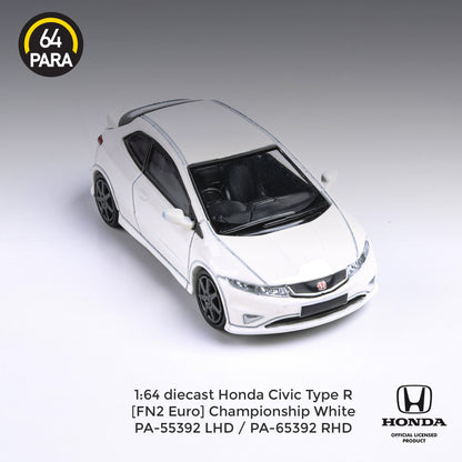 Para64 2007 Honda Civic Type R FN2 Euro Championship White
