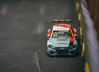 Tarmac Works Hobby64 1/64 Audi RS 3 LMS WTCR 2019 #69 - Macau GP 2019 Special Edition Blue & Red