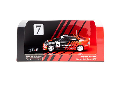 Tarmac Works 1/64 Hobby64 Toyota Altezza Macau Guia Race 2003 #7 - Damaged Box