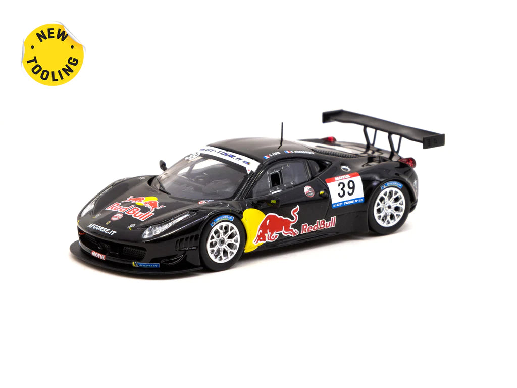 Tarmac Works Hobby64 1/64 Ferrari 458 Italia GT3 GT Tour 2011 #39