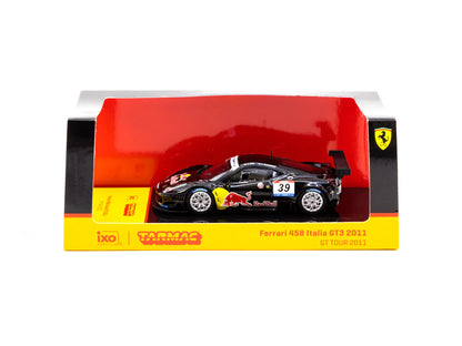 Tarmac Works Hobby64 1/64 Ferrari 458 Italia GT3 GT Tour 2011 #39