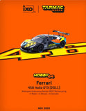 Tarmac Works X IXO Models 1/64 Ferrari 458 Italia GT3 Blancpain Endurance Series 2012 Nurburgring #46
