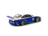 Tarmac Works Hobby64 1/64 Old & New Porsche 997 Blue / White