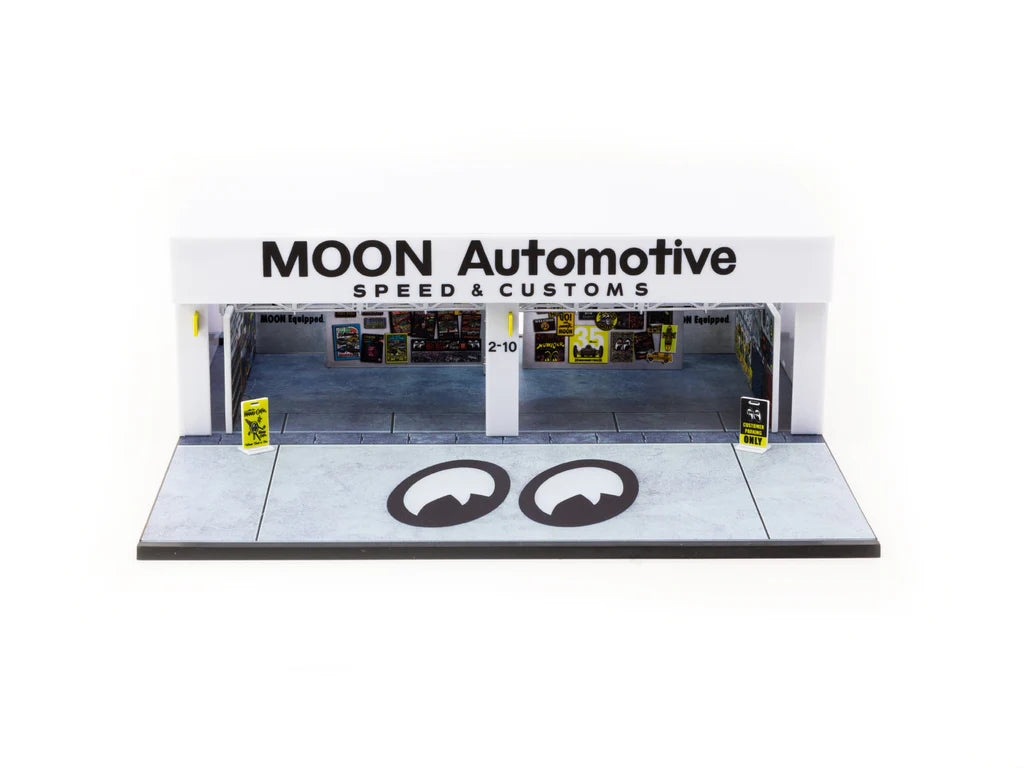 Tarmac Works x Mooneyes Parts64 1/64 Accessories Pit Garage Diorama