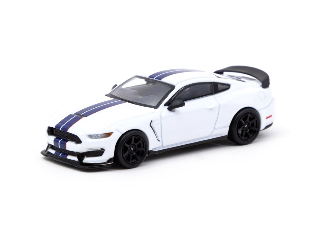 Tarmac Works 1/64 Global64 Ford Mustang Shelby GT350R White Metallic - T64G-011-WH